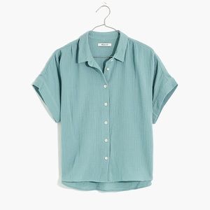 Madewell | Lightspun Short-Sleeve Button-Up Shirt